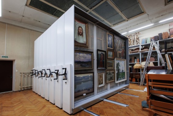 мобильные стеллажи