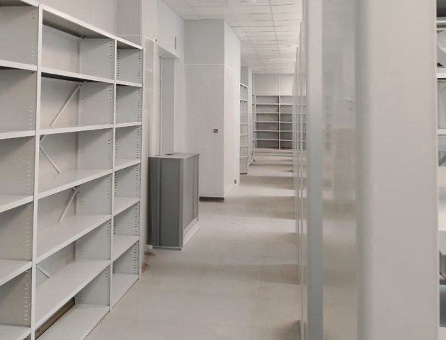 Библиотечные стационарные стеллажи