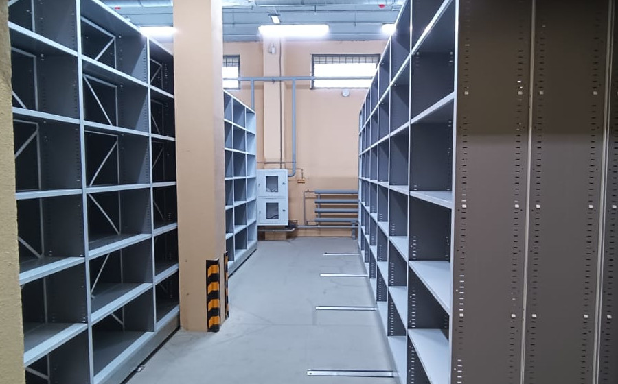 мобильные стеллажи архивные